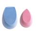 PRAUSH (Formerly Plume) Bloggers Favourite Microfiber Contour/Baking Makeup Sponge Blender (Aqua and Blush Pink)