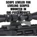 Scope Leveler Combo for Precise Scope Alignment in One-Piece Mounts or Varying Height Rings - Buy Online on GoSupps.com
