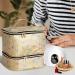 Manicure Storage Bag - Nail Organizers and Storage | Nail Storage Organizer Sponge Partitions Nail Polish Bag Organizer Sturdy Handle for Nail Polish Gold - Buy Online on GoSupps.com