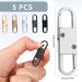 Disasserno 5-Piece Zipper Replacement Set | Double-Sided Metal Zip Puller | Durable Zipper Repair Solution - International Shipping - Buy Online on GoSupps.com