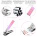 Shop Mermaid Color 8PC Manicure Set for Women | Travel Nail Kit with Glass Files & Stainless Steel Tools | Perfect Nail Care Gift - Buy Online on GoSupps.com