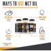 Intentionally Bare Organic MCT Oil Capsules - Keto Paleo Low Carb 70% C8-30% C10 Great for Travel - 100% MCT Oil Unflavored 1000mg per capsule - 200 Capsules 200 count (Pack of 1) - Buy Online on GoSupps.com