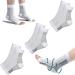 Ibdry compression socks only for at night compression stockings compression socks at night -orthopedic compression socks compression socks for the night white 3PCs unit size