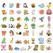 100pcs Cute Animal Stickers - Vibrant Laptop & Water Bottle Decals for Kids Teens & Girls - Frog Penguin Fox Panda & Elephant Designs - Buy Online on GoSupps.com