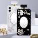 TINTON Compatible with iPhone 11 Perfume Bottle Case Luxury Bling Makeup Mirror for Women Girls Elegant Diamond Crystal Rhinestone Crown Love Gem Flower with Crossbody Strap Protective Case Black Black iPhone 11 - Buy Online on GoSupps.com