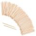 500 Pieces Orange Wood Nail Sticks Double Sided Wood Cuticle Pusher Remover Manicure Pedicure Tool for Home and Salon  4.53 Inches 500 Pieces