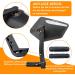 Arkham Bicycle Mirror - Extra Large HD Real Glass Rearview Mirror for E-Bikes & Bicycles | Universal Fit 15-20mm Left Handlebar - Buy Online on GoSupps.com