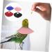 Angoily 4pcs Parakeet -Scratch Wear Parrot Polar Rabbit Color Dog Parrots Bird -bite for 12X12cm Assorted Color - Buy Online on GoSupps.com