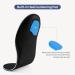 3ANGNI Orthotic Arch Support Insoles for Plantar Fasciitis and Flat Feet - Men and Women Orthopedic Shoe Inserts for Metatarsalgia and Overpronation - UK-8-270MM 107a-black - Buy Online on GoSupps.com