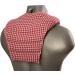 Red-White Cherry Stone Neck Pillow & Back Heat Pad | International Shipping - Buy Online on GoSupps.com