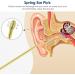 Premium Ear Cleaning Kit - Safe Ear Wax Removal Tool | Painless Ear Pick with Storage Box & Brush (Gold) - Easy to Use International Shipping Available - Buy Online on GoSupps.com