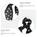 LEORX Polka Dot Hair Scrunchies - 3pcs Vintage Chiffon Scarf Ties for Women and Girls - Buy Online on GoSupps.com