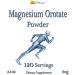 Premium Magnesium Orotate Powder 500mg - 120 Servings - Buy Online on GoSupps.com