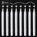 8Pack Acrylic White Paint Marker Set for Art - Ideal for Rock Painting, Canvas, Metal, Glass, and More - Water-Based Paint Pen for Drawing and Highlighting - Buy Online on GoSupps.com