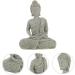 LIFKICH Imitation Stone Buddha Statue Buddhism Statue Buddha Ornaments Miniature Buddha Sitting Buddha Statue Buddha Zen Statue Office Decor Home Decor for Buddhist China Aquarium Resin Picture 2 12.00X8.30X6.00CM - Buy Online on GoSupps.com