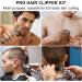 Hatteker Hair Cutting Kit Pro - Professional Barber Clippers for Men - Cordless Beard Trimmer - IPX7 Waterproof - Buy Online on GoSupps.com