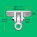 Jungle Gym Kingdom Swing Set Hangers - Heavy Duty Brackets with Snap Hooks - Indoor/Outdoor Hardware 2 Pack - Buy Online on GoSupps.com