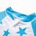 BONVERANO Baby Boys Swimsuit | Long-Sleeve One Piece Swimwear | UPF 50+ Sun Protection | Blue Star | 9-12 Months - Buy Online on GoSupps.com