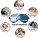 SSIMOO Big Sea Wave HD Soft Sleep Eye Mask | Breathable Travel Eye Patch for Women | Ideal for Relaxation & Comfort - Buy Online on GoSupps.com