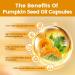 VivoNu Pumpkin Seed Oil with Saw Palmetto Capsules - Supports Prostate Health Relieves Urination Issues Supports Hair Growth DHT Blocker - Buy Online on GoSupps.com