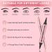 Microblading Eyebrow Pencil - 2-in-1 Dual-Ended Eyeliner & Precision Brow Pen Waterproof & Long-Lasting Dark Brown for Natural Eyebrows - Buy Online on GoSupps.com
