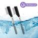 Small Eyelash Comb 2 Pack - Metal Eyelash Brush & Eyebrow Grooming Tool for Perfect Eye Makeup - Buy Online on GoSupps.com