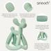 Smooch Rocking Teething Toys for Babies 0-6 Months - Soft Silicone Baby Teether for Teething Relief (Light Blue+Mint) - Buy Online on GoSupps.com