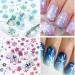 30 Sheets Christmas Nail Stickers Snowflake Nail Decals Water Transfer Nail Decals Xmas White Snowflakes Snowman Deer Nail Design Christmas Party Supply Fingernails Toenails Decorations - Buy Online on GoSupps.com