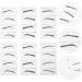 Sewroro Lot de 6 Pochoirs Sourcils Jetables pour Maquillage F minin Autocollants pour Sourcils de Fille Mod les Vari s pour Dessin Pr cis Usage Maison et Salon Outil Pratique pour - Buy Online on GoSupps.com