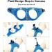 Suredoo Dog Harness for Small Dogs with Leash - Reflective Breathable Anti-Training - Blue Checked (M) | Perfect for Small & Medium Breeds - Buy Online on GoSupps.com