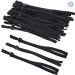 Angels Peel Lounge Pack - 100 Black Elastic Cord Strings with Adjustable Buckle Lock for Face Masks - DIY Soft Elastic Bands for Ear Loops - Craft Sewing Supplies - Buy Online on GoSupps.com