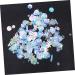 STOBOK 4 Packs DIY Pearls Spacer Beads Loose Sequins Paillettes Glitter Powder Super Flash White Whitex2pcs 2x1.2x0.1cmx2pcs - Buy Online on GoSupps.com