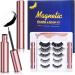 Magnetic Lashes with Eyeliner and Tweezers  5 Pairs Reusable Magnetic Eyelashes and 2 Tubes of Waterproof Magnetic Eyeliner Kit  False Eyelashes 3D Natural Look  Easy to Wear  No Glue Needed