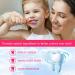 Kid's Low Fluoride Foam Toothpaste with U-Shaped Toothbrush - Strawberry Flavor (2PCS) - Buy Online on GoSupps.com