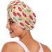 Watercolor Cherry Dry Hair Cap - Quick Drying Towel Set with Button Headband | Super Absorbent & Soft - Buy Online on GoSupps.com