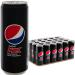 Pepsi Pepsi Max Cola Flavored Non-Alcoholic Drink Zero Sugar Pot Sleek Format de 24 x 0 33 L