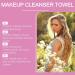 Goowafur Makeup Cleanser Towel - Comfortable Soft Makeup Removal Towel | Portable Makeup Remover Tool Face Wash Cloth for Efficient Cleansing - Buy Online on GoSupps.com