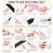 Phoenixy Poly Nail Gel Kit - 6 Colors, 36W LED UV Lamp, Basic Nail Art Tools - Manicure Starter Kit for Perfect Extensions - Buy Online on GoSupps.com