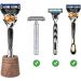 Premium Safety Razor Holder | Elegant Men's Shaving Stand for a Clean Bathroom | International Shipping Available - Buy Online on GoSupps.com