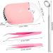 Buy Honoson USB Lash Fan Dryer - Handheld Mini Portable Eyelashes Dryer with Tweezers & Mirror - Rechargeable Pink Fan for Eyelash Extensions - International Shipping Available - Buy Online on GoSupps.com