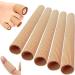 5 pieces toe protection finger bandage cutable silicone toe protection tube gel silicone toe protection toe caps toe toe separator toe protection separator hose tape pressure protection 1.5x15cm diameter 15mm