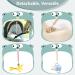 3PCS GeeRic Silicone Pacifier Clips - BPA Free Soother Chains Holder for Baby | Flexible & Soft Teether Toy Clip - Buy Online on GoSupps.com