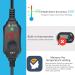 Yukihalu Mini Aquarium Heater 25W-200W with Thermometer & Temperature Controller - Ideal for 1-150L Aquariums - Buy Online on GoSupps.com
