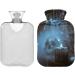 Naanle Haunted Castle Halloween Skull Hot Water Bottle | 1L Hand & Foot Warmer for Pain Relief | Premium Heat & Cold Therapy Solution - Buy Online on GoSupps.com