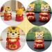 ORFOFE Kids Playset 1pc Year of The Tiger Bobble Head Ornament Red Lucky Bag Office Purse Resin Children Toys Red 6X6X9.5CM - Buy Online on GoSupps.com