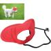 Psop Dog Baseball Cap - Stylish Sun Hat for Dogs with Ear Holes | Red M | Perfect for Pets - Buy Online on GoSupps.com