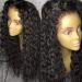Buy Curly Lace Front Human Hair Wigs - Pre Plucked Brazilian Remy for Natural Black Beauty | International Shipping Available - Buy Online on GoSupps.com