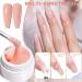 Nail Builder Gel Set Gel Nail Polish Kit 6 Color Hard Gel Builder Nail Extension Gel Clear White Pink Nude Poly Gel Nail Set for Nail Thicken & Strengthen Nail Art DIY for Women - Buy Online on GoSupps.com
