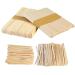 200pcs Wooden Wax Sticks Wax Spatulas Wax Applicator Craft Sticks for Hair Body Eyebrow Removal 4 Style