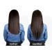 100% Real Hair Clip In Extensions Set - 7 Pieces 70g 45cm | No. 1 Black Hair Extensions for Effortless Volume & Length - Buy Online on GoSupps.com